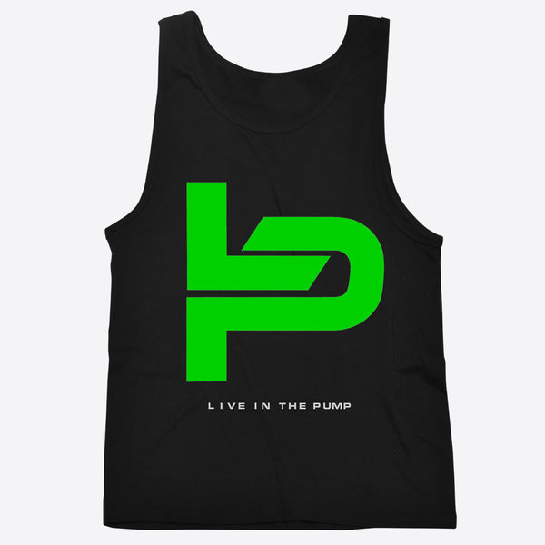 Live in The Pump Green Logo Men's Tank