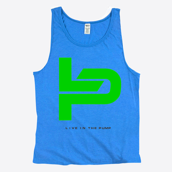 Live in The Pump Green Logo Men's Tank