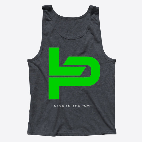 Live in The Pump Green Logo Men's Tank