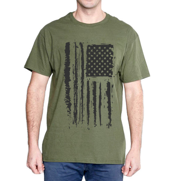 American Flag Tee - flat