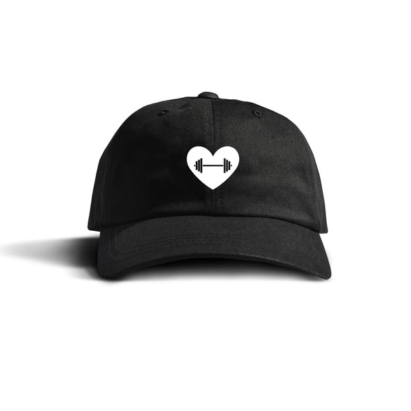 I Heart Dumbells Dad Hat