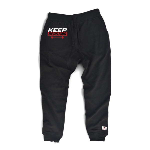 Keep beasting Joggers - Red Bell