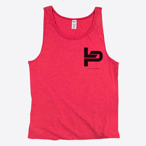 Live in The Pump Logo Chest Print Tank