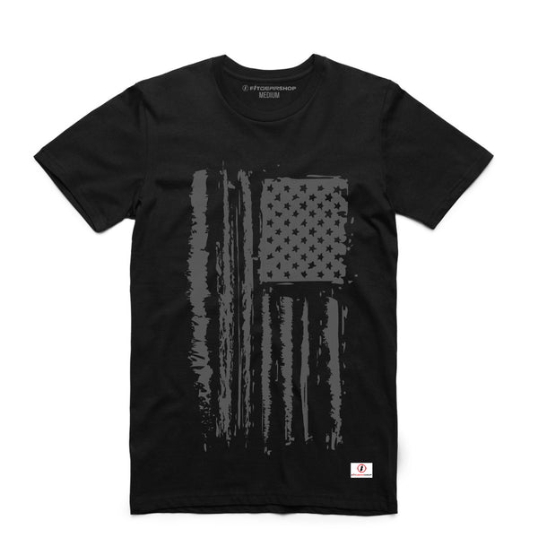 American Flag Tee - flat