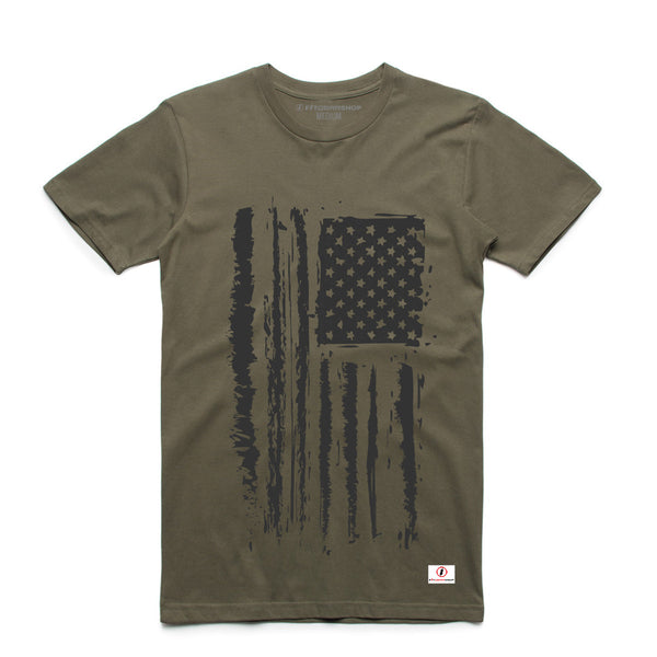 American Flag Tee - flat