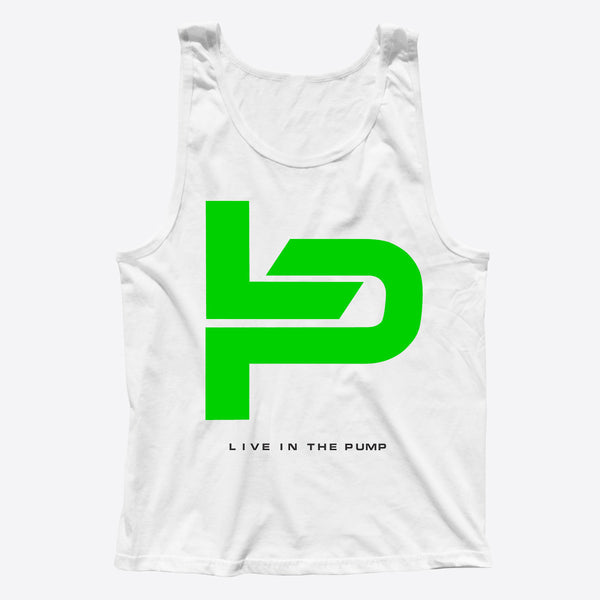 Live in The Pump Green Logo Men's Tank